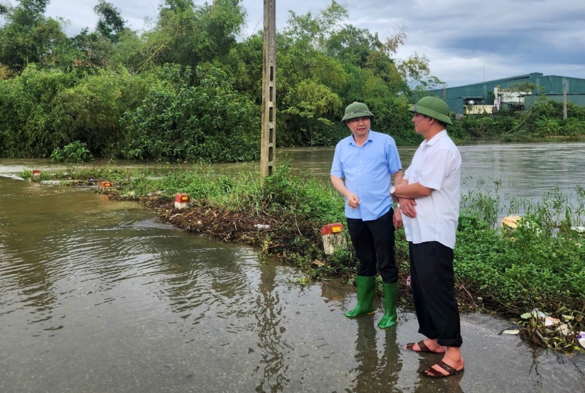 Bình Xuyên (Vĩnh Phúc): Tập trung các nguồn lực phòng chống lũ lụt trên địa bàn