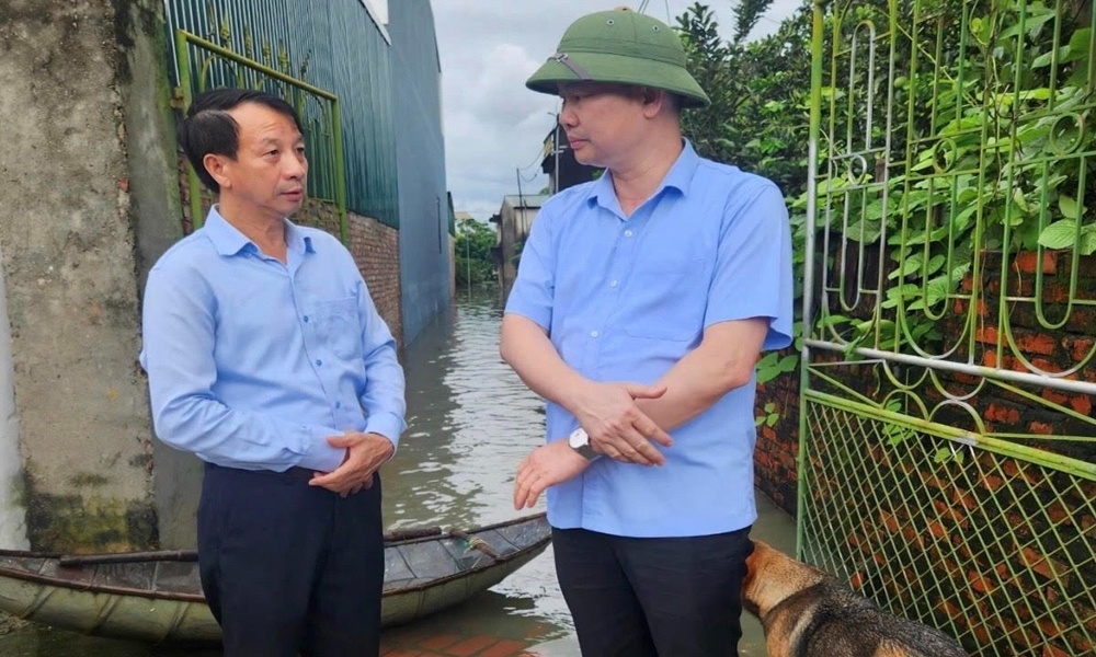 Bình Xuyên (Vĩnh Phúc): Tập trung các nguồn lực phòng chống lũ lụt trên địa bàn