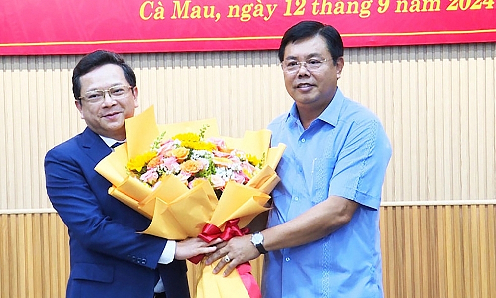 Cà Mau có tân Phó Bí thư Tỉnh ủy