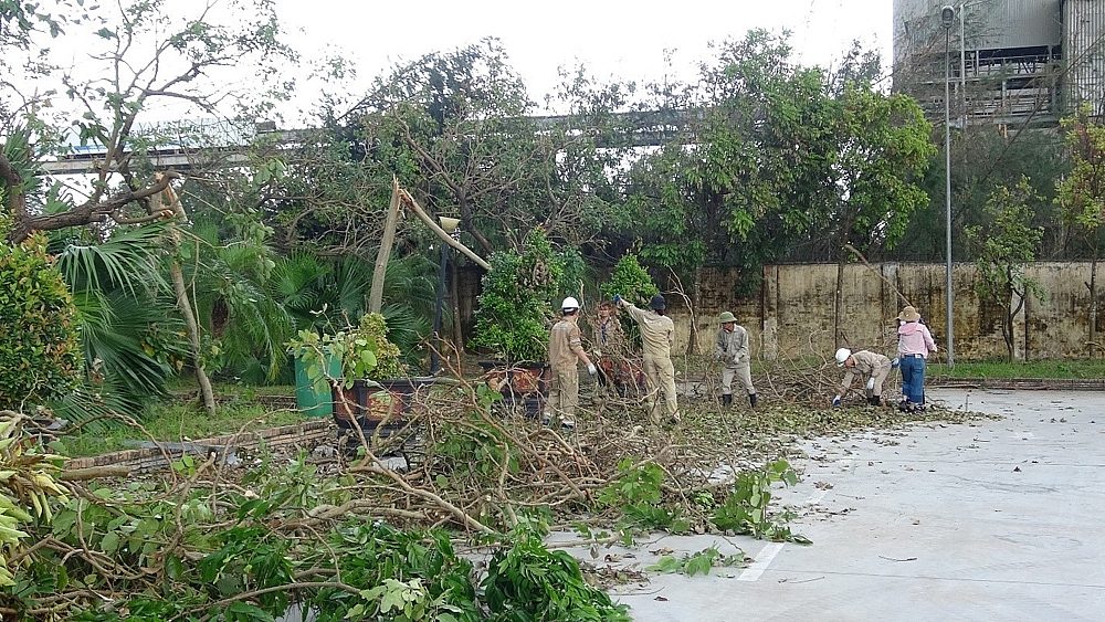 Công đoàn Xây dựng Việt Nam: Kịp thời thăm hỏi, hỗ trợ một số Công đoàn cơ sở bị thiệt hại do bão số 3