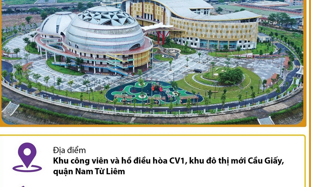 Cung thiếu nhi Hà Nội - Công trình chào mừng kỷ niệm Ngày Giải phóng Thủ đô