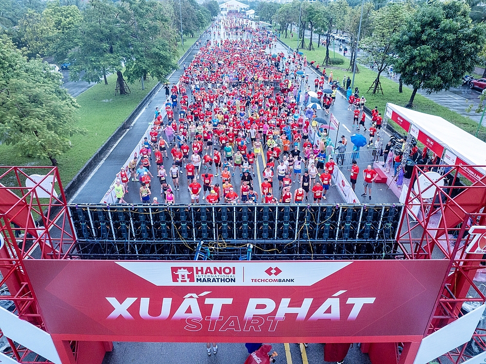 Giải Marathon Quốc tế Hà Nội Techcombank Mùa thứ 3: Hành trình của tinh thần thể thao kiên định, mạnh mẽ