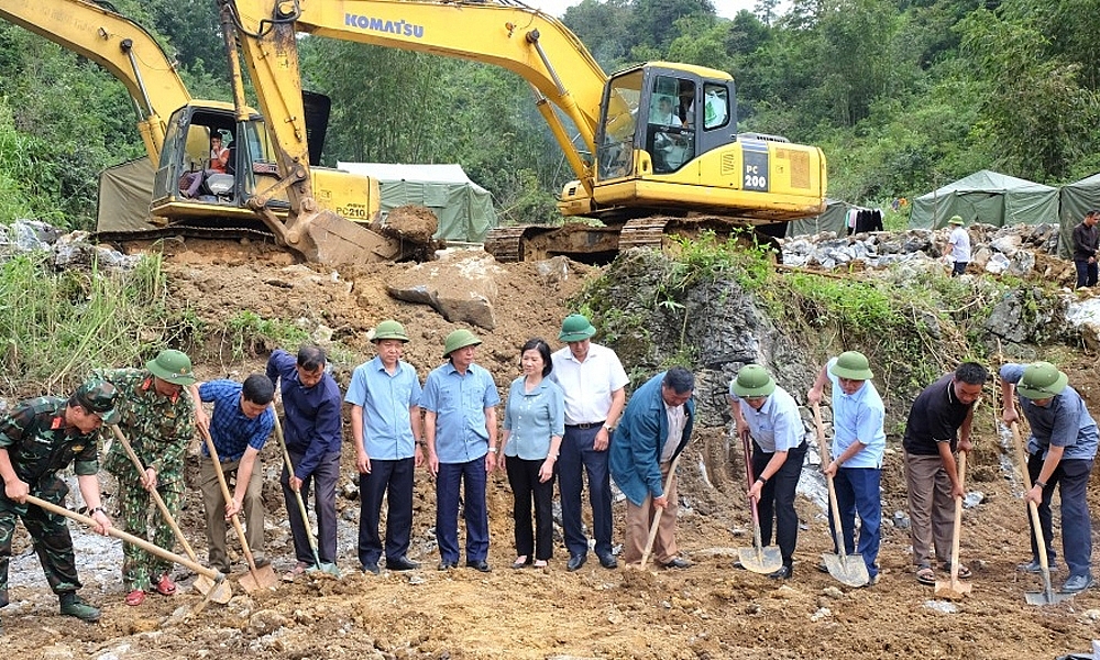 Nguyên Bình (Cao Bằng): Khởi công xây dựng khu tái định cư mới xóm Lũng Lỳ