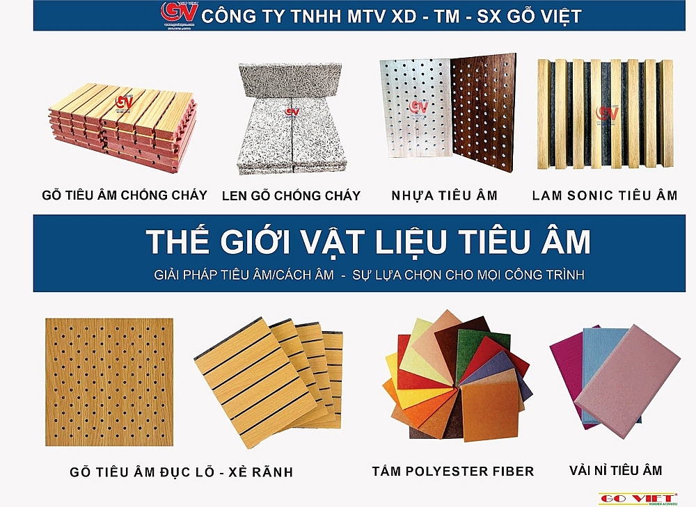 Gỗ Việt: Giải pháp vật liệu tiêu âm – chống cháy hoàn hảo cho không gian sống hiện đại