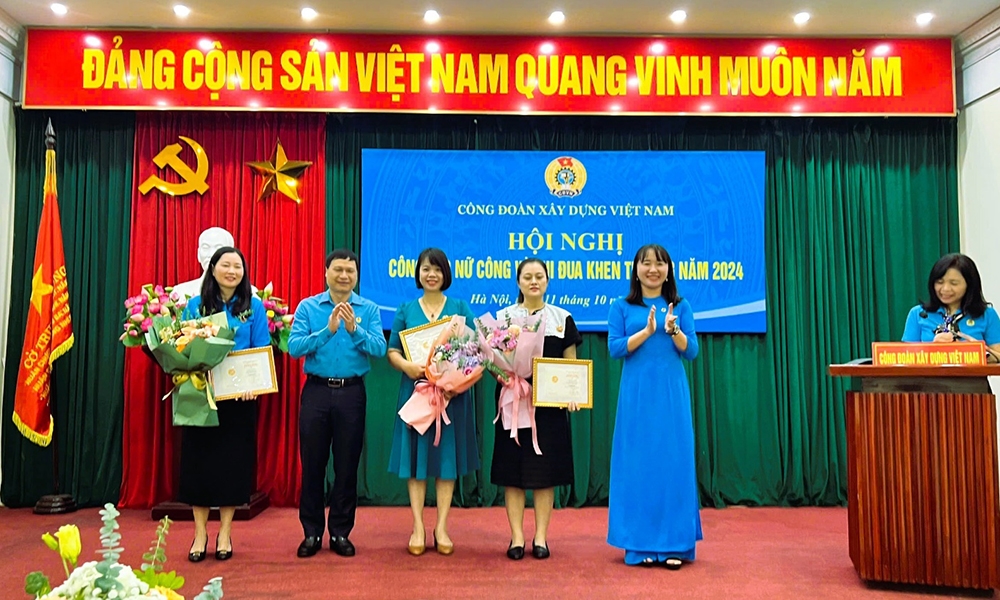 Công đoàn Xây dựng Việt Nam: Đẩy mạnh các phong trào thi đua lao động nữ