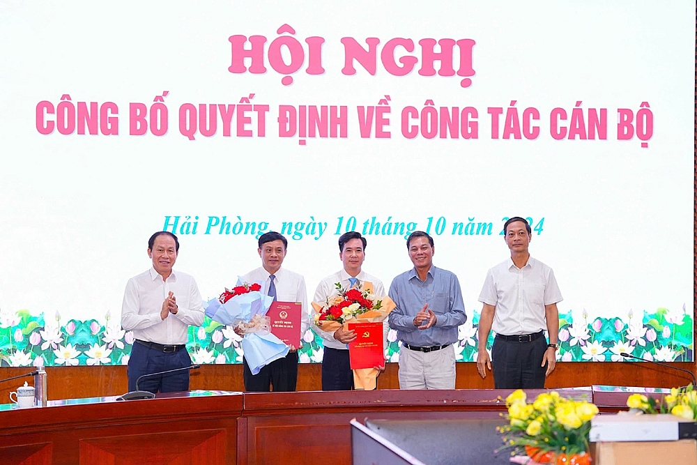 Hải Phòng: Công bố quyết định của Ban Bí thư về công tác cán bộ