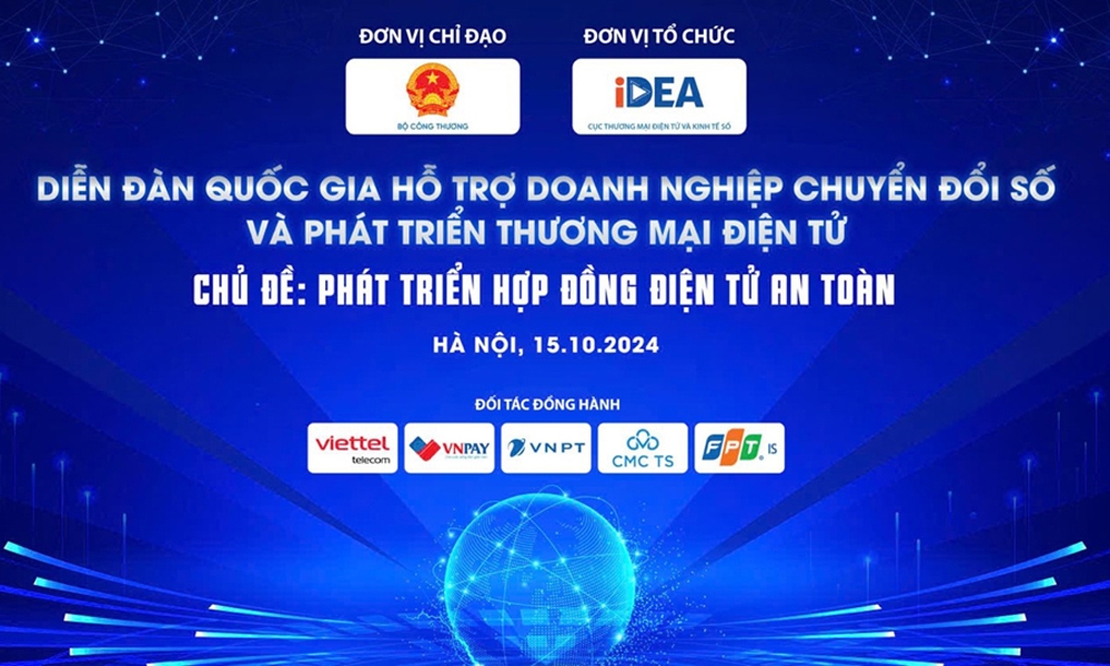 Sắp diễn ra Diễn đàn quốc gia hỗ trợ doanh nghiệp chuyển đổi số và phát triển thương mại điện tử