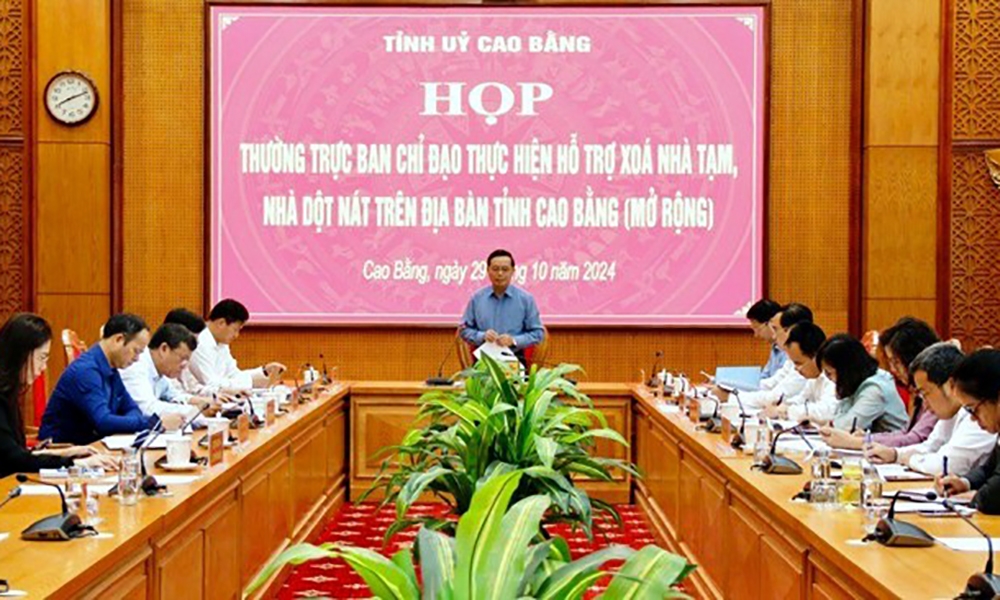 Cao Bằng: Tháo gỡ khó khăn, vướng mắc trong thực hiện hỗ trợ xóa nhà tạm, nhà dột nát cho người dân