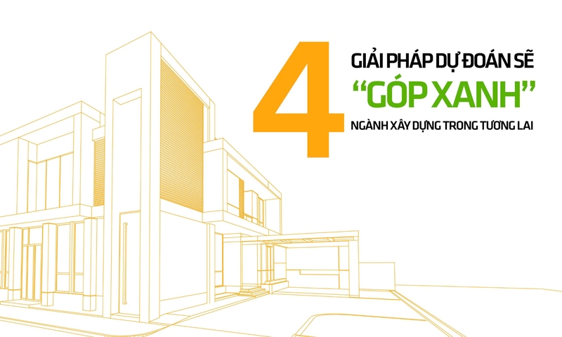 Dự đoán 4 giải pháp “góp xanh” cho ngành Xây dựng trong tương lai