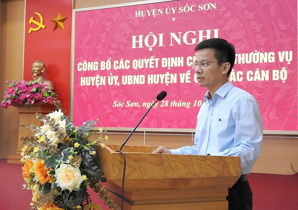 Hà Nội: Huyện Sóc Sơn bổ nhiệm nhiều lãnh đạo