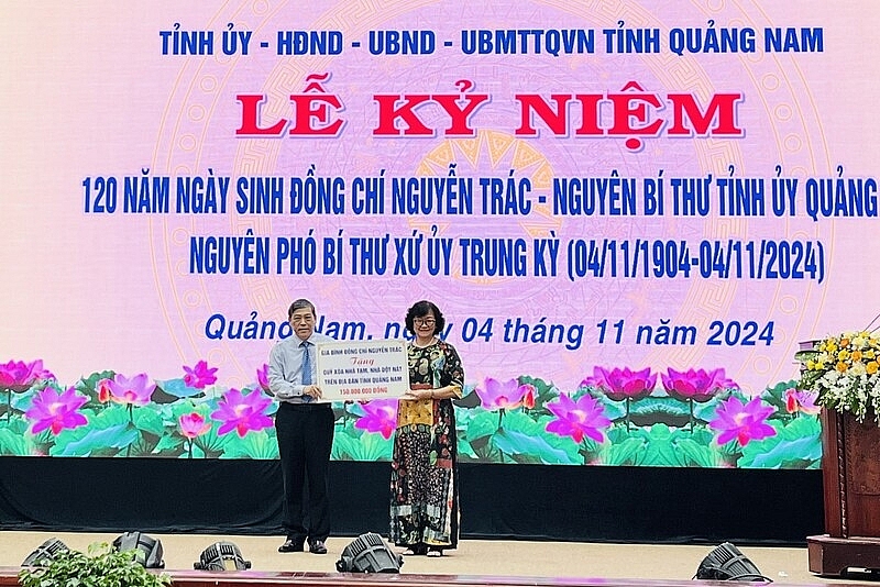 Quảng Nam kỷ niệm 120 ngày sinh và hội thảo về cuộc đời đồng chí Nguyễn Trác