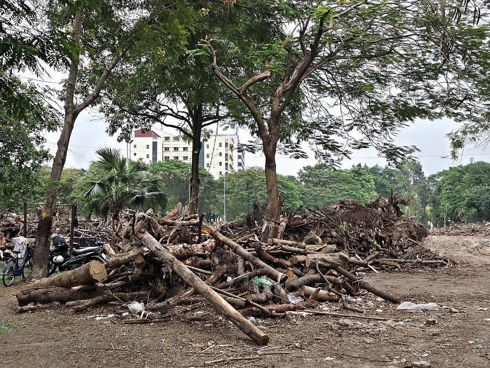 Hà Nội: Công viên Tuổi trẻ Thủ đô vẫn đang ngổn ngang, bừa bộn chờ ngày cải tạo