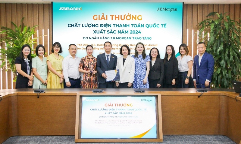 ABBank được vinh danh Ngân hàng có “Chất lượng điện thanh toán quốc tế xuất sắc 2024