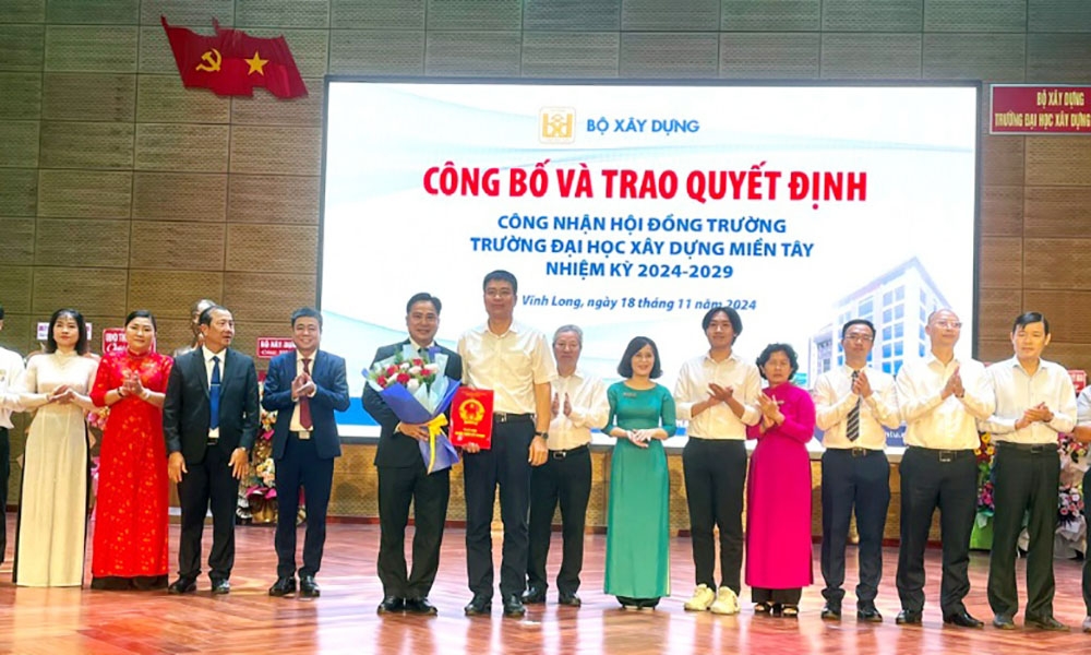 Trường Đại học Xây dựng Miền Tây: Nơi đào tạo nguồn nhân lực xây dựng chất lượng cao cho vùng Đồng bằng sông Cửu Long