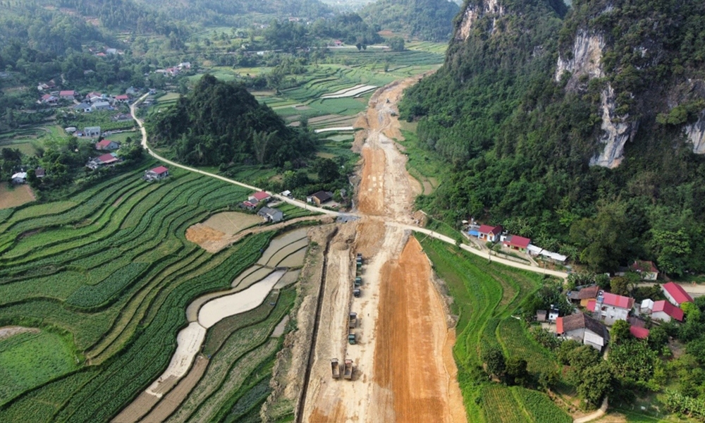 Cao Bằng: Đẩy nhanh tiến độ thi công cao tốc Đồng Đăng - Trà Lĩnh