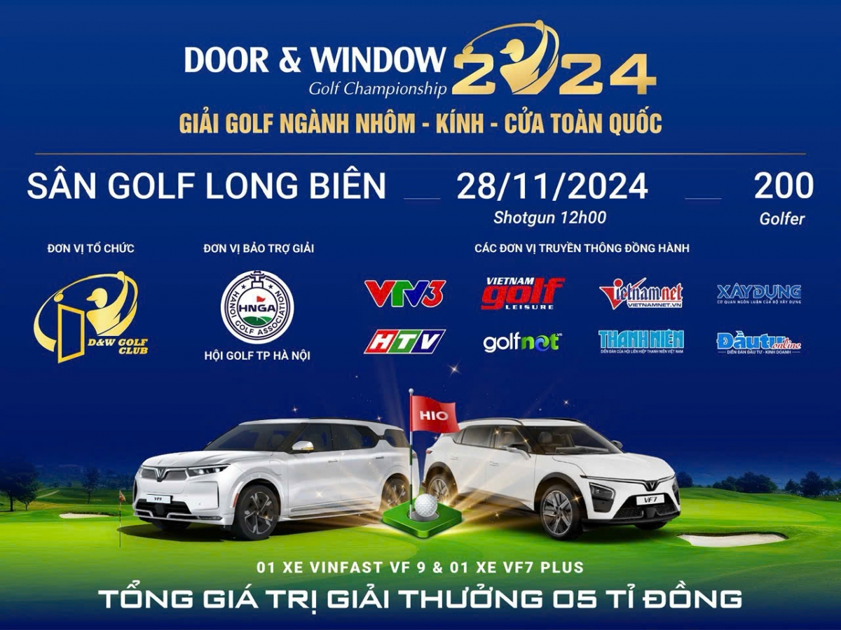 Giải Golf ngành nhôm, kính, cửa toàn quốc 2024: Một sự kiện đẳng cấp dành cho các Golfer Việt Nam