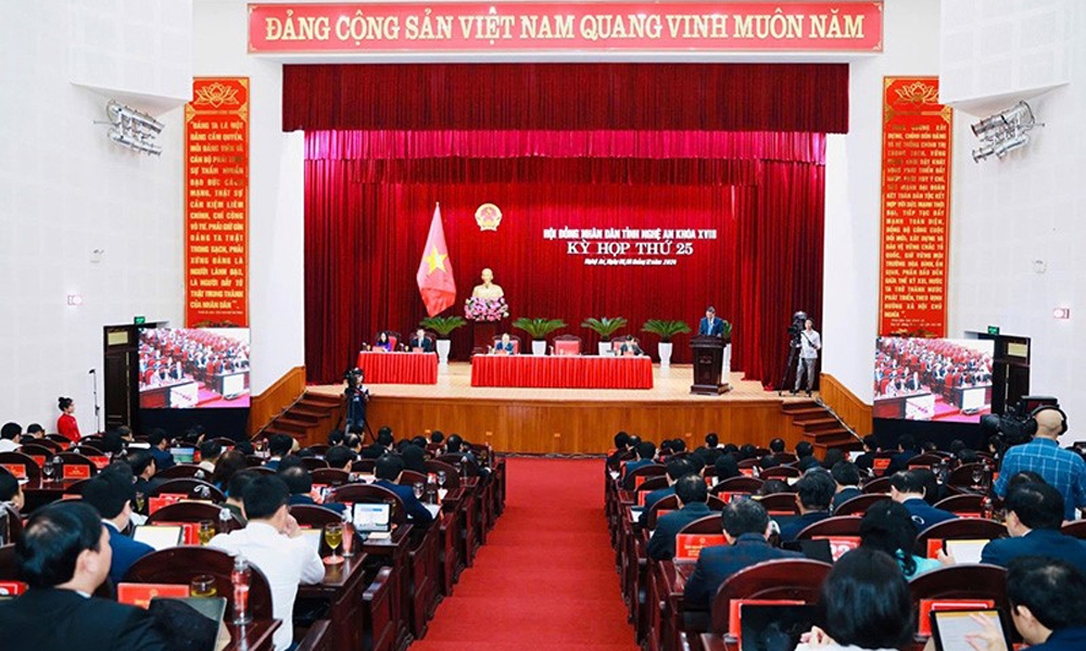 Nghệ An: Khai mạc Kỳ họp thứ 25, HĐND tỉnh khóa XVIII, nhiệm kỳ 2021 – 2026