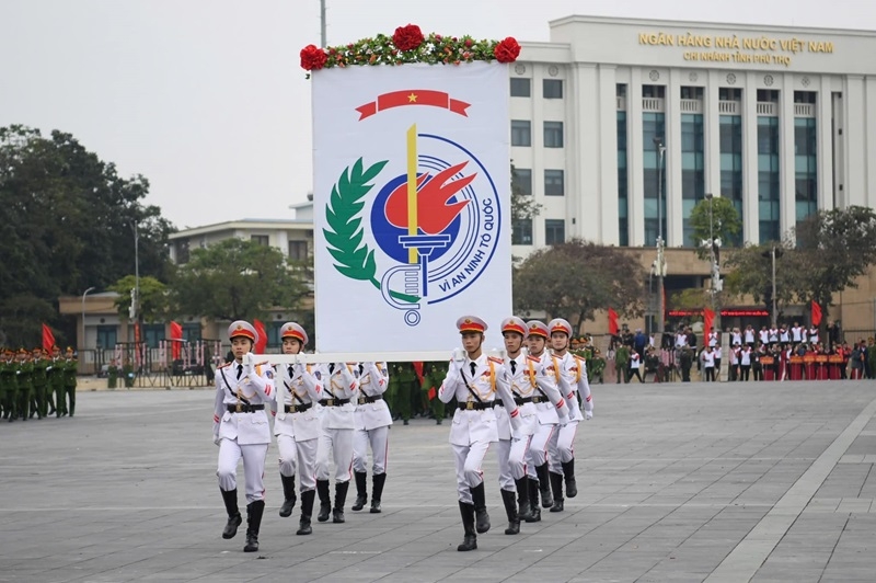 Phú Thọ: Mãn nhãn màn trình diễn võ thuật đầy kịch tính tại Đại hội khỏe Vì an ninh Tổ quốc