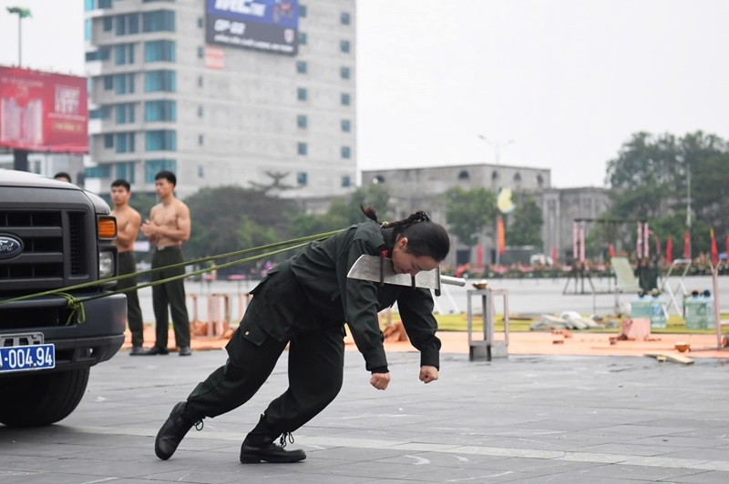 Phú Thọ: Mãn nhãn màn trình diễn võ thuật đầy kịch tính tại Đại hội khỏe Vì an ninh Tổ quốc