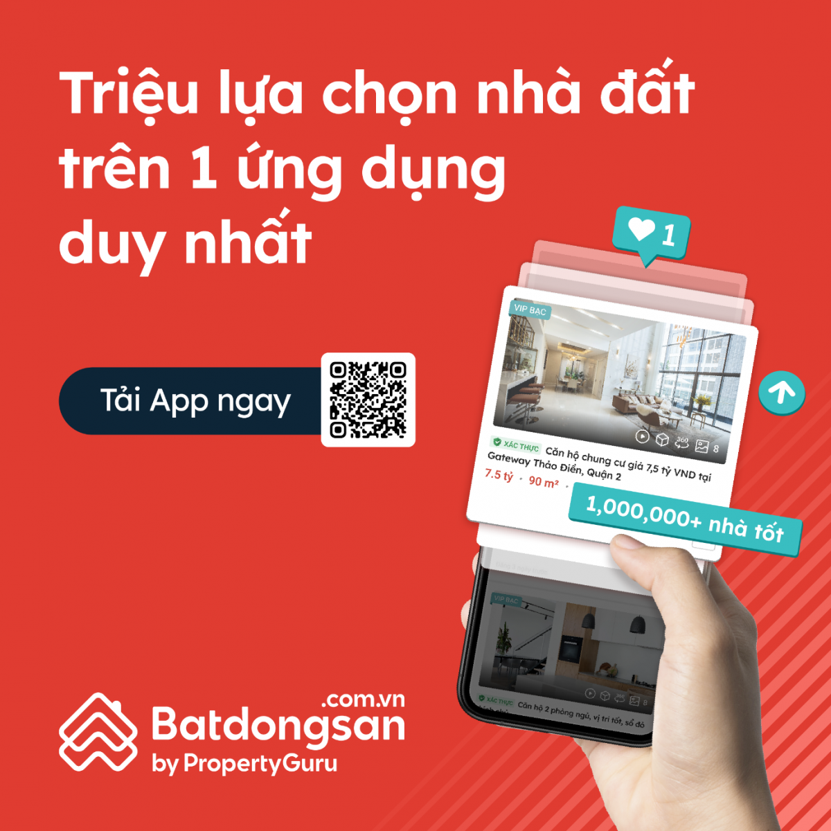 Batdongsan.com.vn ra mắt ứng dụng mới - “Batdongsan: Mua bán và Cho thuê”