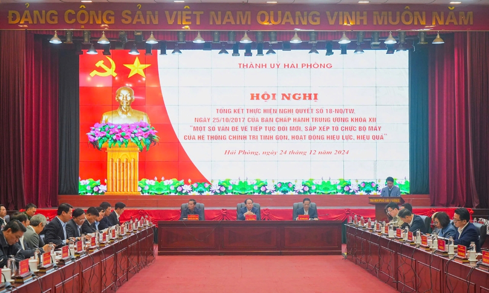 Hải Phòng: Không nể nang, né tránh trong thực hiện sắp xếp, tinh gọn bộ máy