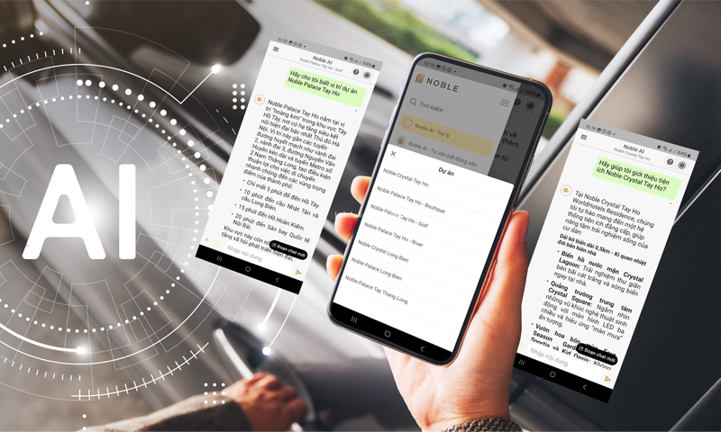 Thúc đẩy thanh khoản bất động sản bằng tiên phong ứng dụng AI trên Noble App