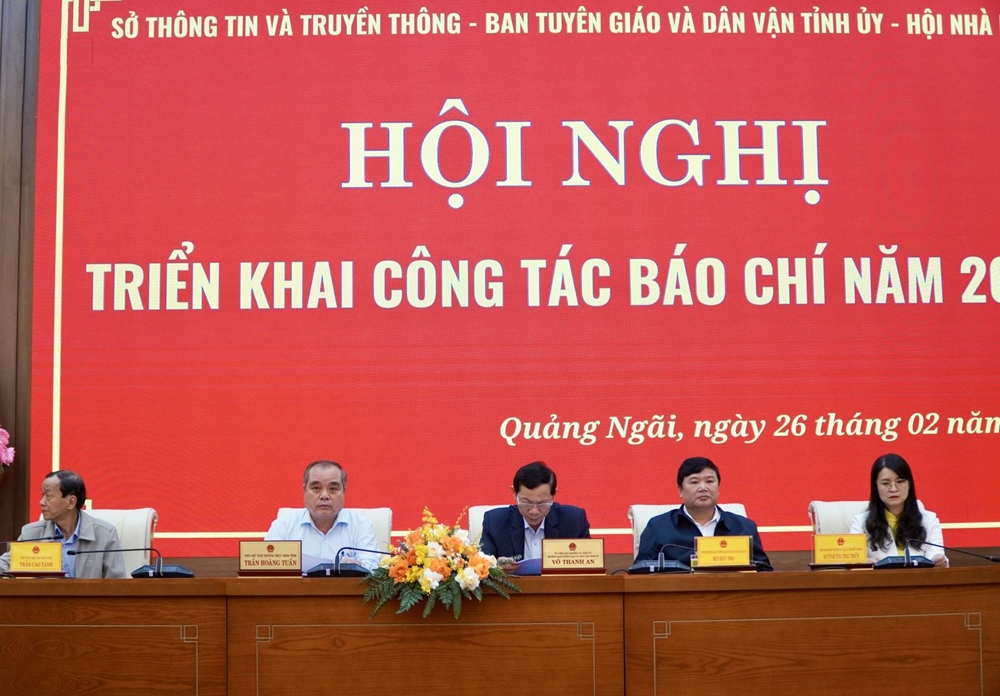 Quảng Ngãi: Triển khai nhiệm vụ công tác báo chí năm 2025