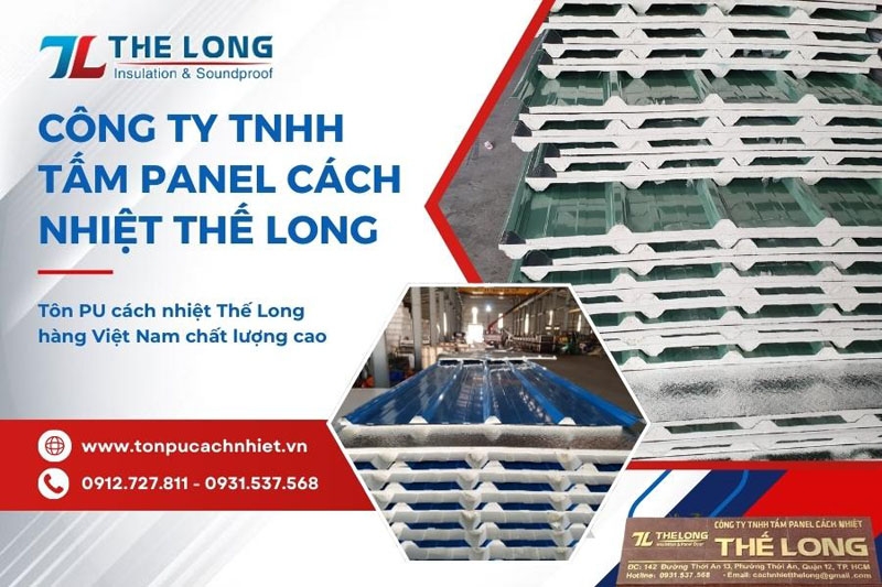 Tôn PU cách nhiệt Thế Long