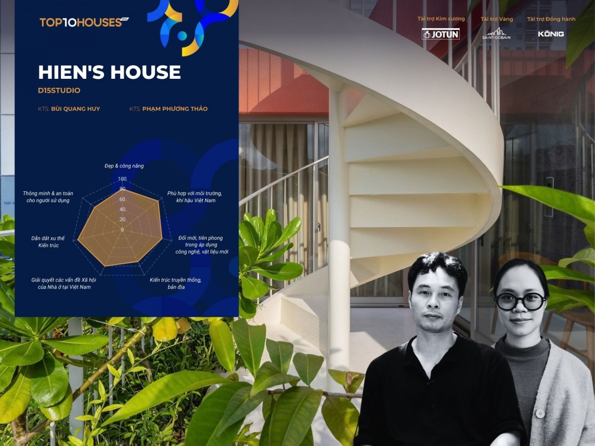 Top 10 Awards 2024 vinh danh 10 công trình nhà ở xuất sắc nhất hạng mục Top 10 Houses