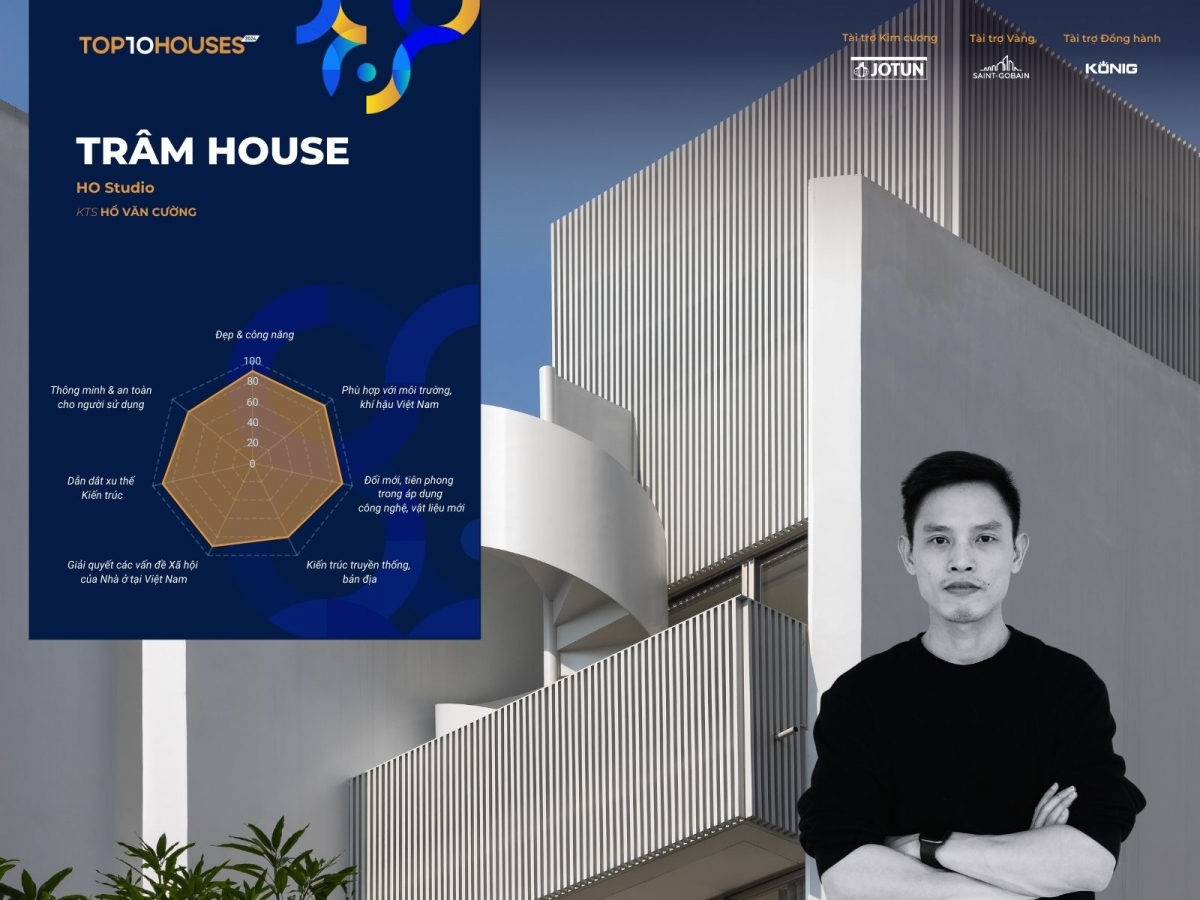 Top 10 Awards 2024 vinh danh 10 công trình nhà ở xuất sắc nhất hạng mục Top 10 Houses