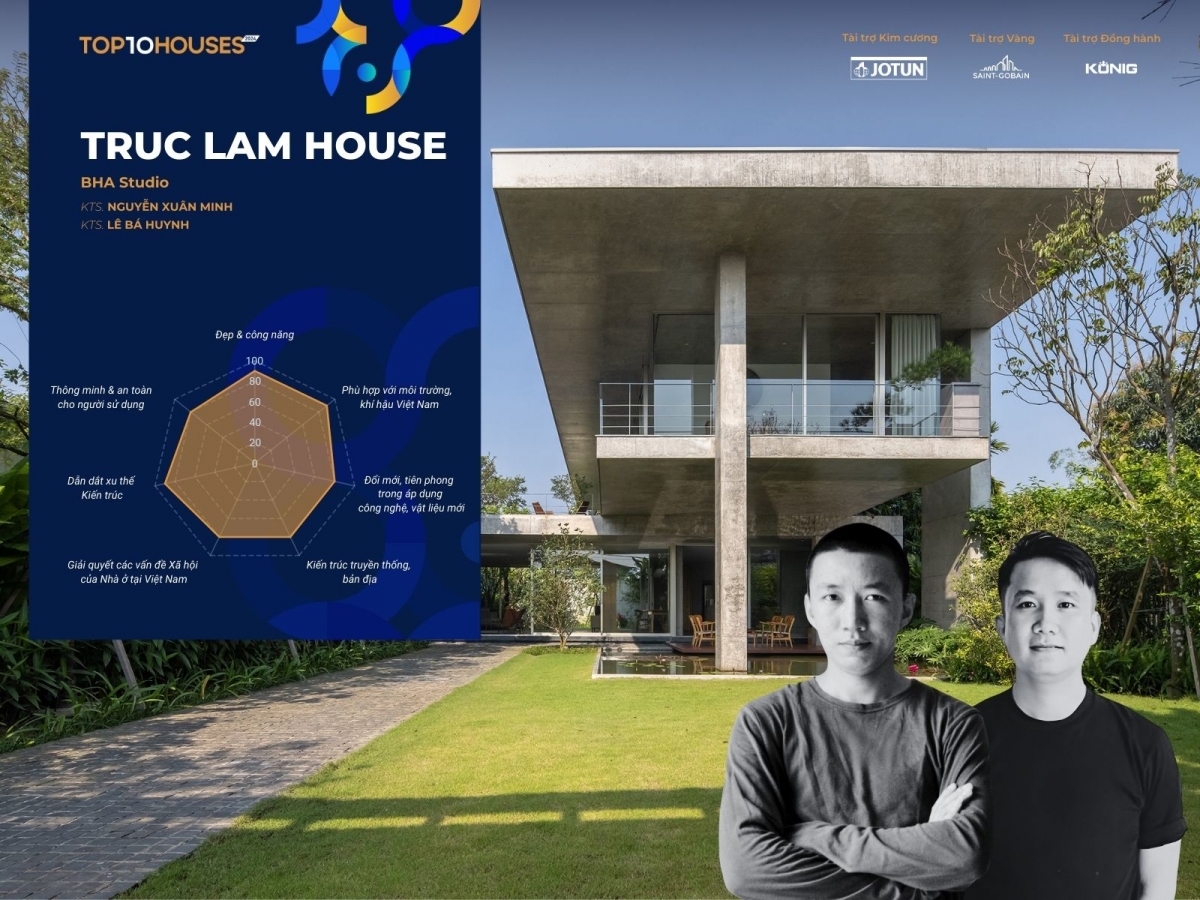 Top 10 Awards 2024 vinh danh 10 công trình nhà ở xuất sắc nhất hạng mục Top 10 Houses