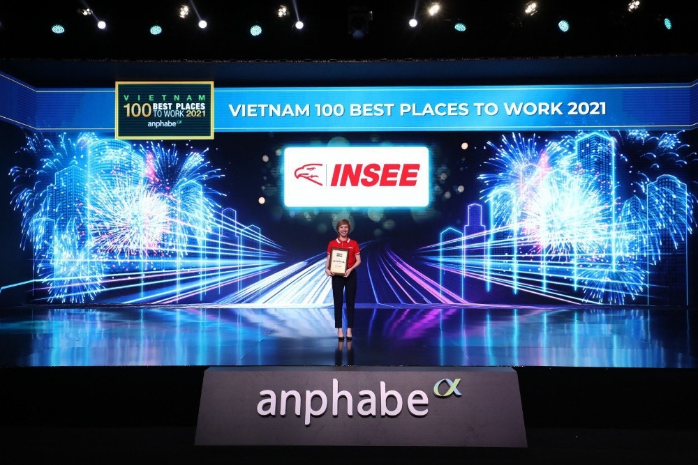 xi mang insee nam trong top 100 noi lam viec tot nhat viet nam