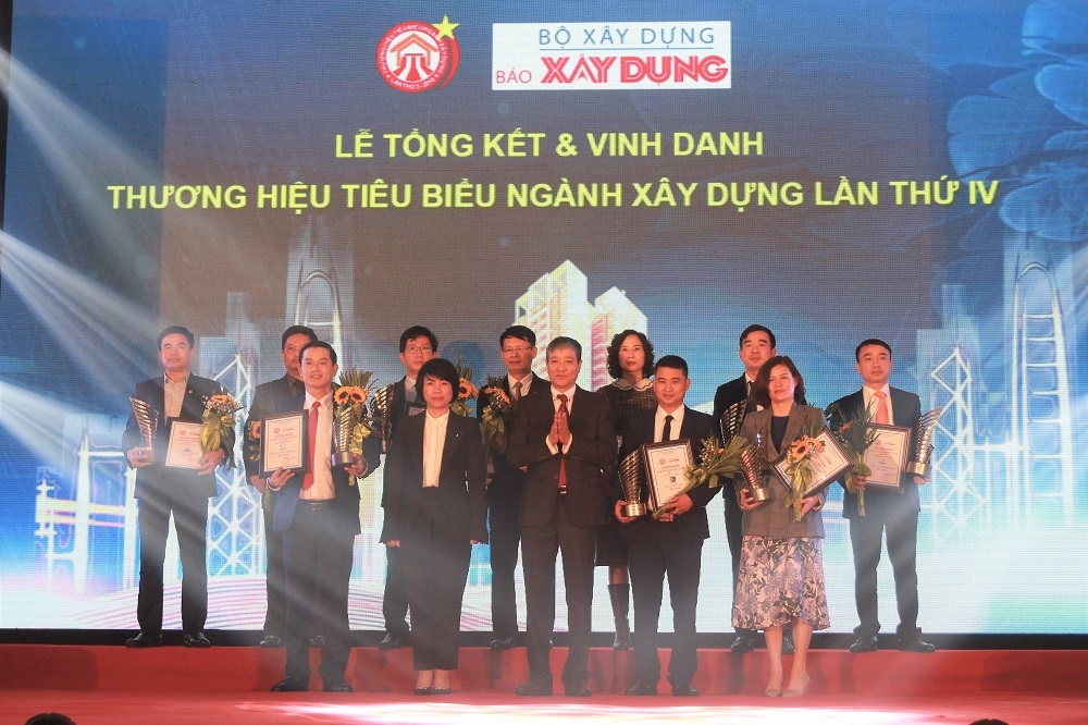 Vinh danh thương hiệu tiêu biểu ngành Xây dựng lần thứ IV năm 2021