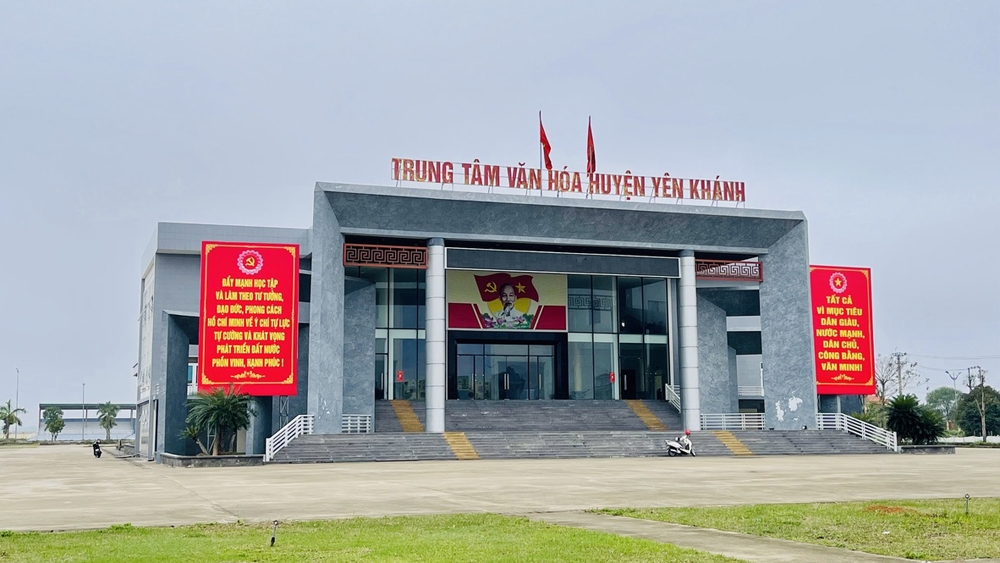 yen khanh ninh binh trung tam van hoa huyen gan 55 ty moi dua vao su dung 2 nam da xuong cap