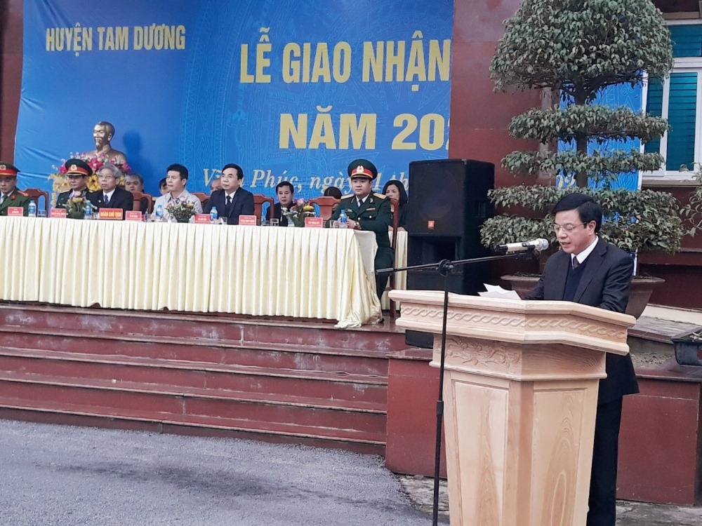 tam duong vinh phuc le giao nhan quan nam 2020 dac biet trong mua dich corona