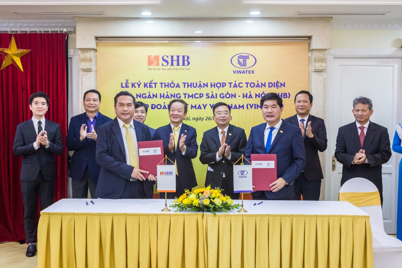 SHB và VINATEX ký kết thỏa thuận hợp tác toàn diện