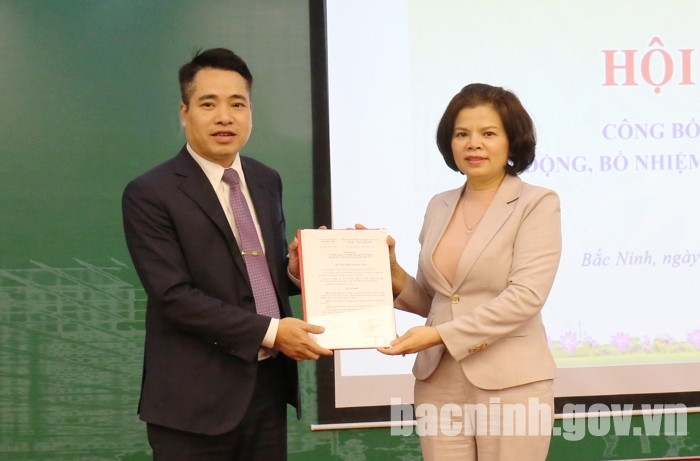 Bắc Ninh: Trao Quyết định bổ nhiệm Giám đốc Sở Xây dựng