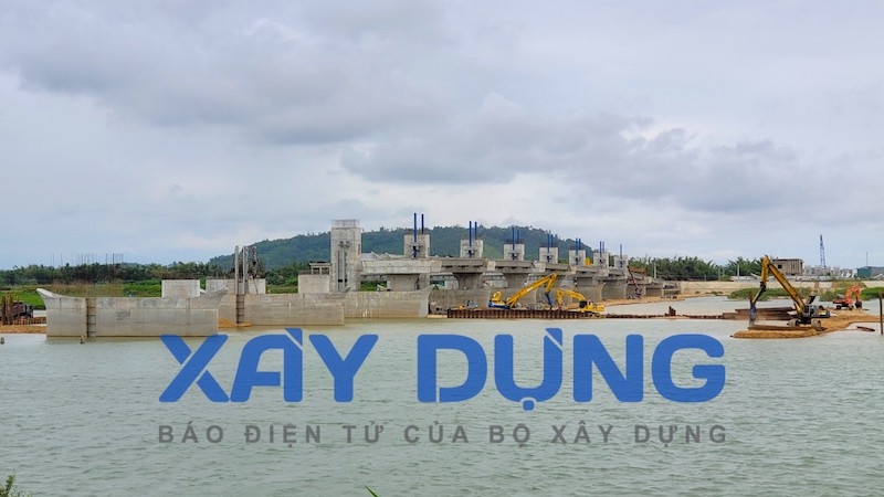 Đập dâng hạ lưu sông Trà Khúc sẽ được khai thác vào năm 2023