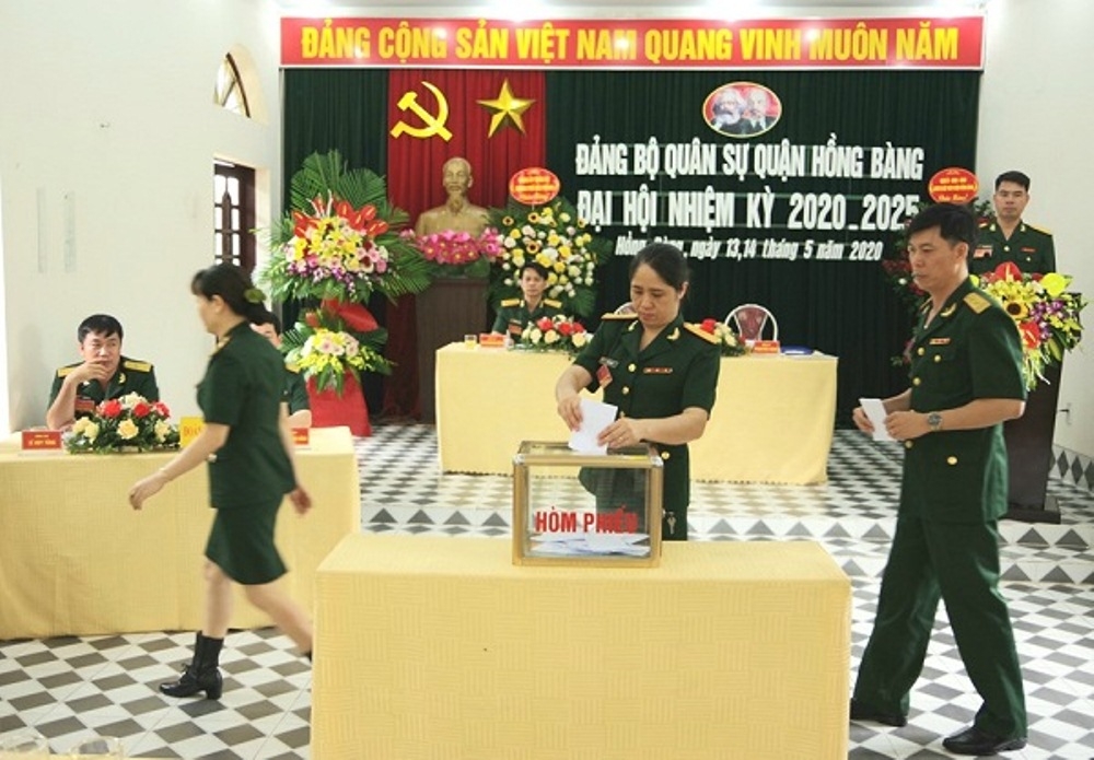 hai phong to chuc thanh cong dai hoi dang bo quan su quan hong bang nhiem ky 2020 2025