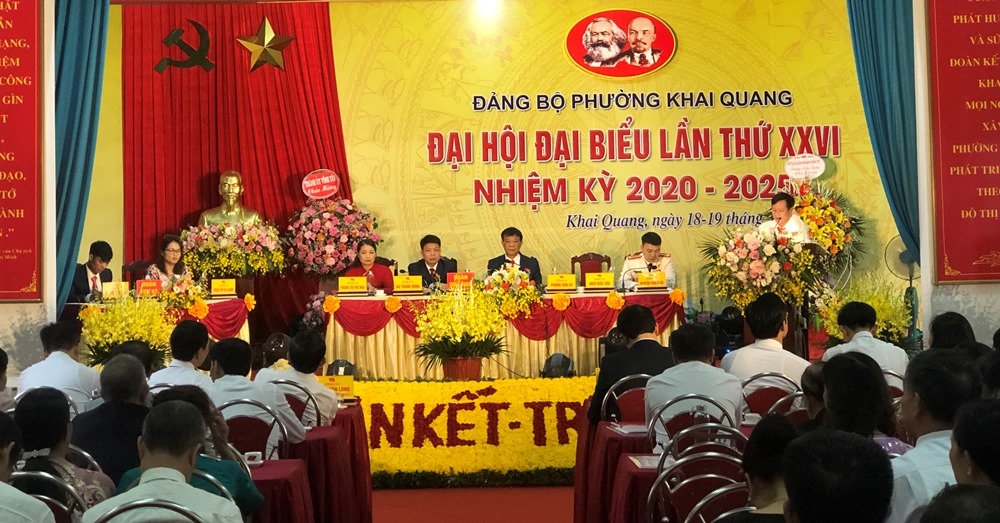 vinh phuc phuong khai quang to chuc thanh cong dai hoi dang bo nhiem ky 2020 2025