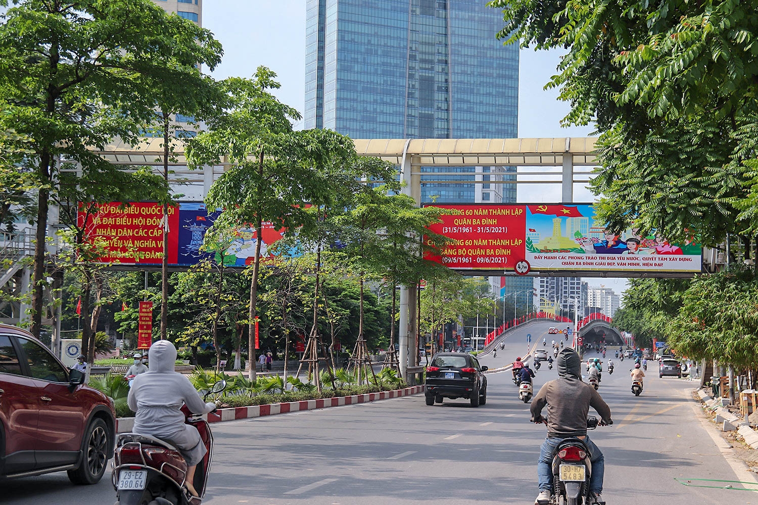 ha noi chinh trang nhieu tuyen pho chuan bi cho ngay bau cu gan ke