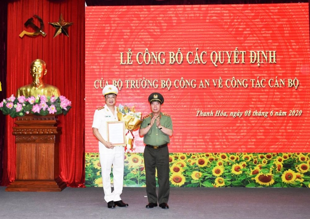 thanh hoa cong bo quyet dinh bo nhiem giam doc cong an tinh