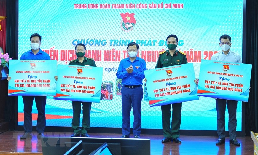 trung uong doan phat dong chien dich thanh nien tinh nguyen he 2021