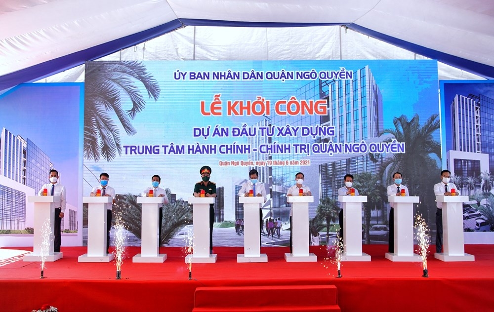 Ngô Quyền (Hải Phòng): Khởi công xây dựng Trung tâm Hành chính - Chính trị