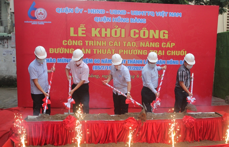 hong bang hai phong khoi cong cong trinh cai tao nang cap duong tan thuat