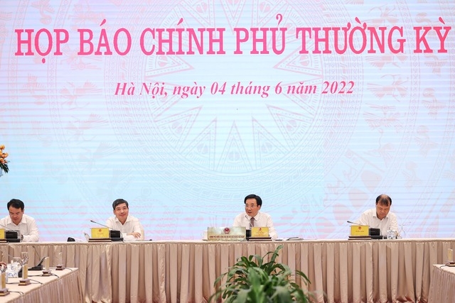 Họp báo Chính phủ thường kỳ tháng 5/2022: Kiểm soát dịch bệnh, kinh tế xã hội tăng trưởng