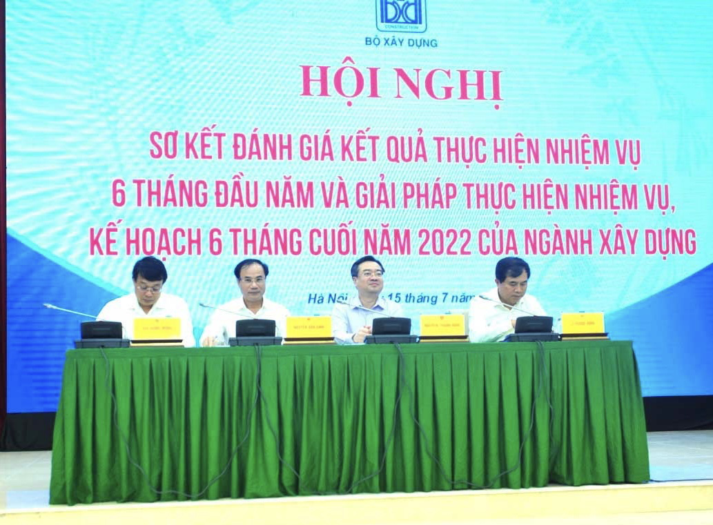 hoi nghi so ket danh gia ket qua thuc hien nhiem vu va giai phap thuc hien nhiem vu 6 thang cuoi nam 2022 cua nganh xay dung