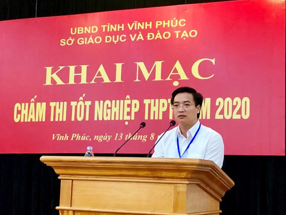 Vĩnh Phúc: Khai mạc chấm thi tốt nghiệp THPT năm 2020