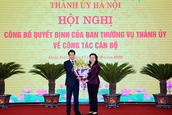 bi thu huyen uy hoai duc lam truong ban noi chinh thanh uy ha noi