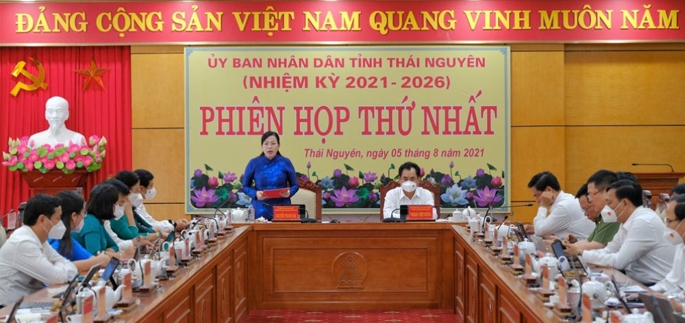 thai nguyen nhieu noi dung quan trong duoc duoc trien khai tai phien hop thu nhat ubnd tinh nhiem ky 2021 2026